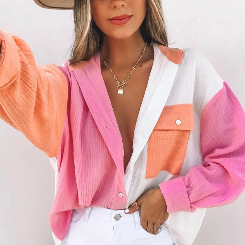 Office Fashion Lapel Long Sleeve Multicolor Plaid Printed Blouse Shirt Cardigan Casual Blusa Blouses Autumn Winter Lady Shirt
Office Fashion Lapel Long Sleeve Multicolor Plaid Printed Blouse Shirt Cardigan Casual Blusa Blouses Autumn Winter Lady Shirt