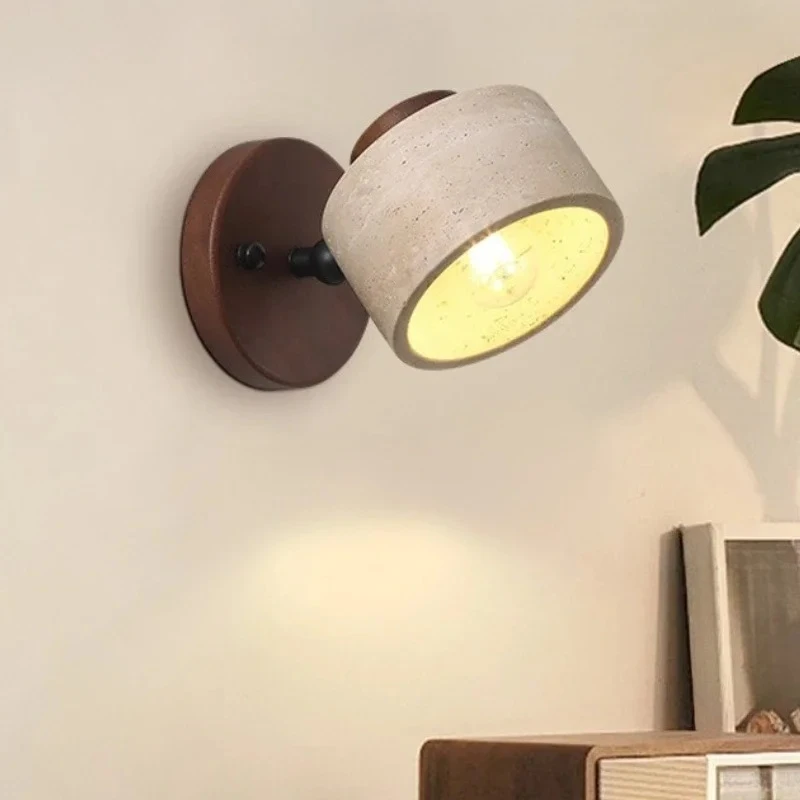 Yellow Cave Stone Japanese-style Wabi-sabi Bedroom Bedside Wall Lamp Retro Homestay Study Rotatable Wall Lamp with Switch For
Yellow Cave Stone Japanese-style Wabi-sabi Bedroom Bedside Wall Lamp Retro Homestay Study Rotatable Wall Lamp with Switch For