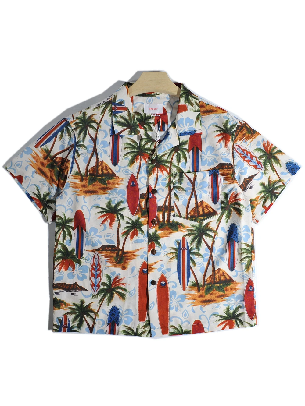 Cuban Collar Hawaiian Tree Print Loose American Casual Beach ort Sve irt for Men And Women Summer Breathable Polyester...
Cuban Collar Hawaiian Tree Print Loose American Casual Beach ort Sve irt for Men And Women Summer Breathable Polyester...