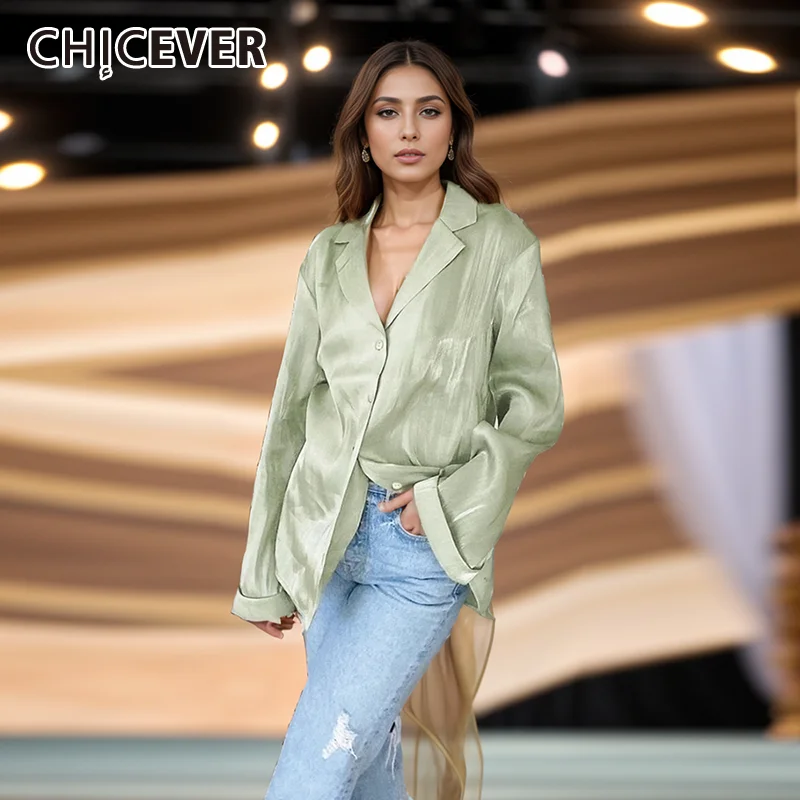 CHICEVER Casual Two Piece Set For Women Lapel Long Sleeve Single Breasted Shirt High Waist Wide Leg Pants Solid Sets Female New
CHICEVER Casual Two Piece Set For Women Lapel Long Sleeve Single Breasted Shirt High Waist Wide Leg Pants Solid Sets Female New
