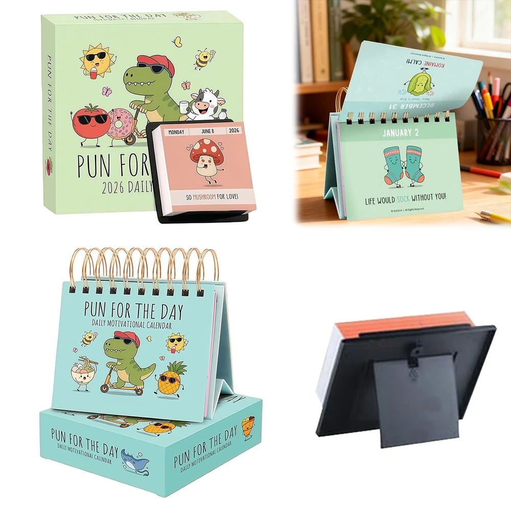 2026 Punny Motivational Desk Calendar Funny Pun Flip Calendar Daily Tear Off Desk Calendar With 365 Daily Day to Day Calendars
2026 Punny Motivational Desk Calendar Funny Pun Flip Calendar Daily Tear Off Desk Calendar With 365 Daily Day to Day Calendars