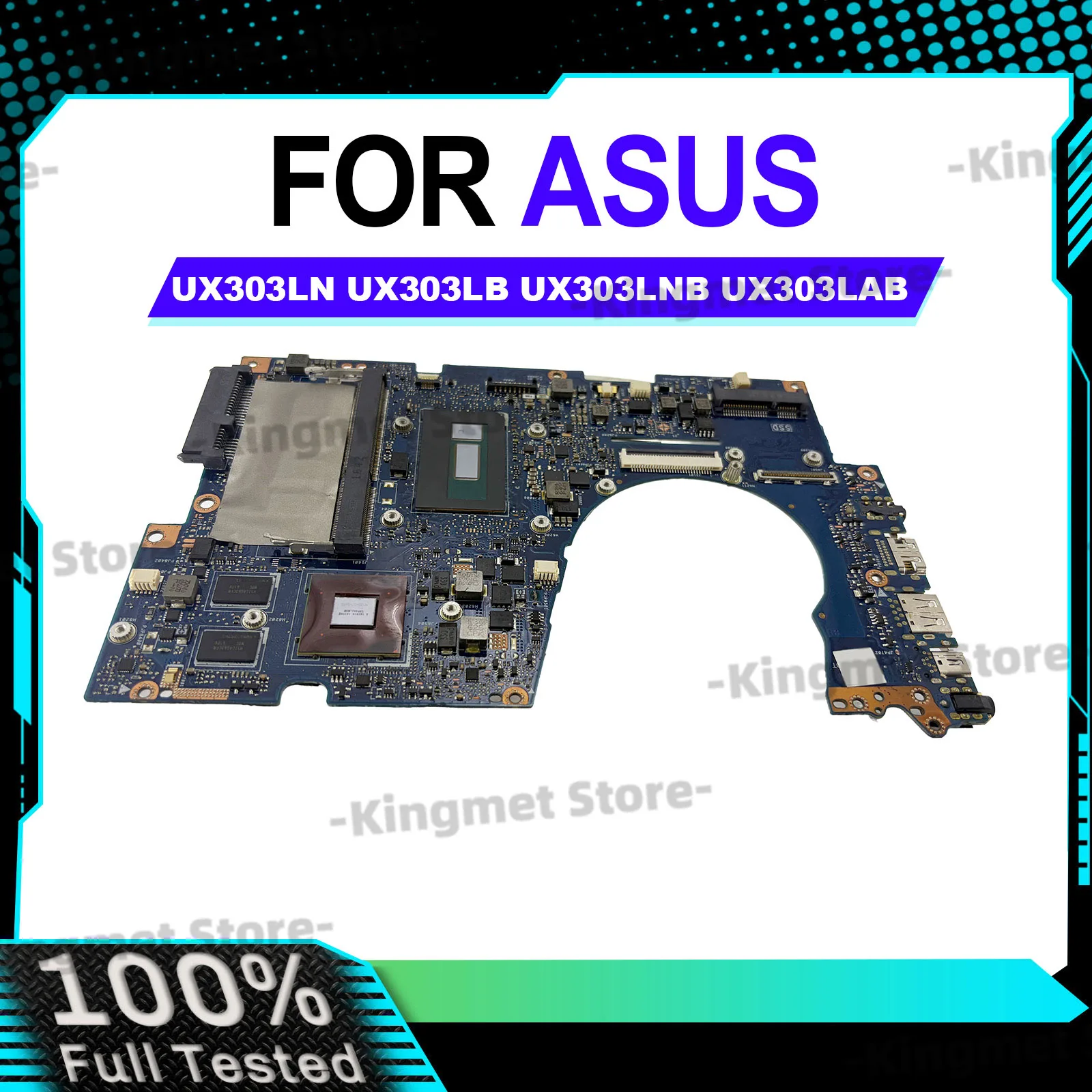 UX303LN Laptop Motherboard For ASUS ZenBook U3000 UX303LB UX303L UX303LNB UX303LN U303L BX303L Mainboard I3 I5 I7 CPU tests OK
UX303LN Laptop Motherboard For ASUS ZenBook U3000 UX303LB UX303L UX303LNB UX303LN U303L BX303L Mainboard I3 I5 I7 CPU tests OK