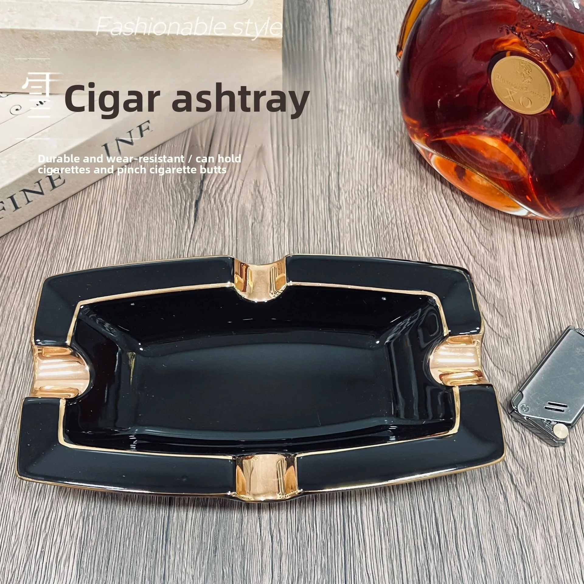 Керамическая пепельница для сигар, большая портативная креативная пепельница для гостиной, дома, офиса, с функцией тушения сигарет, легко чистится
Керамическая пепельница для сигар, большая портативная креативная пепельница для гостиной, дома, офиса, с функцией тушения сигарет, легко чистится