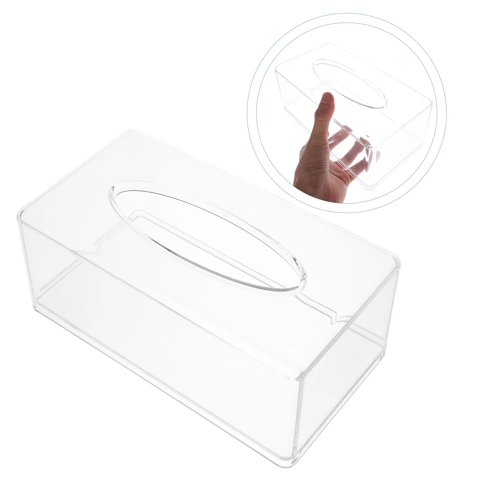 Clear Acrylic Tissue Box Rectangular Sturdy Organizer Simple Design For Home Office Bedroom Bathroom Cafe Facial Tissue Storage
Clear Acrylic Tissue Box Rectangular Sturdy Organizer Simple Design For Home Office Bedroom Bathroom Cafe Facial Tissue Storage