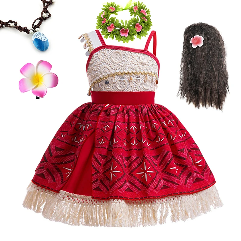 Moana 2 Princess Costumes for Girls Girls Party Dresses Vaiana Cosplay Clothes With Tassels Shell Ornament Dress
Moana 2 Princess Costumes for Girls Girls Party Dresses Vaiana Cosplay Clothes With Tassels Shell Ornament Dress