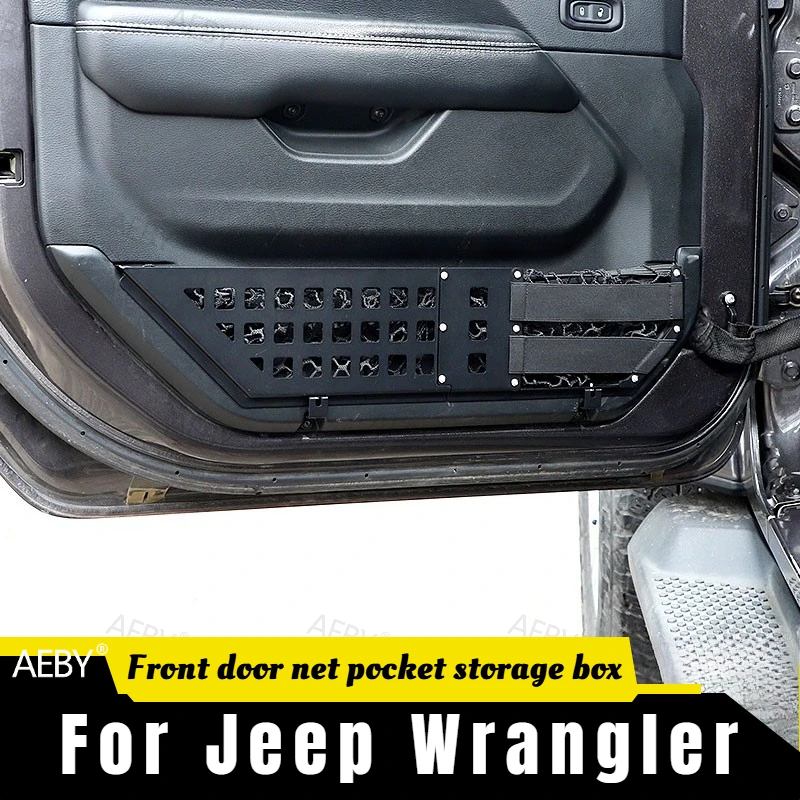 For Jeep Wrangler 2018-2025 Upgraded door side insert storage box,Front door net pocket,Corrosion-resistant buckle,Accessories
For Jeep Wrangler 2018-2025 Upgraded door side insert storage box,Front door net pocket,Corrosion-resistant buckle,Accessories