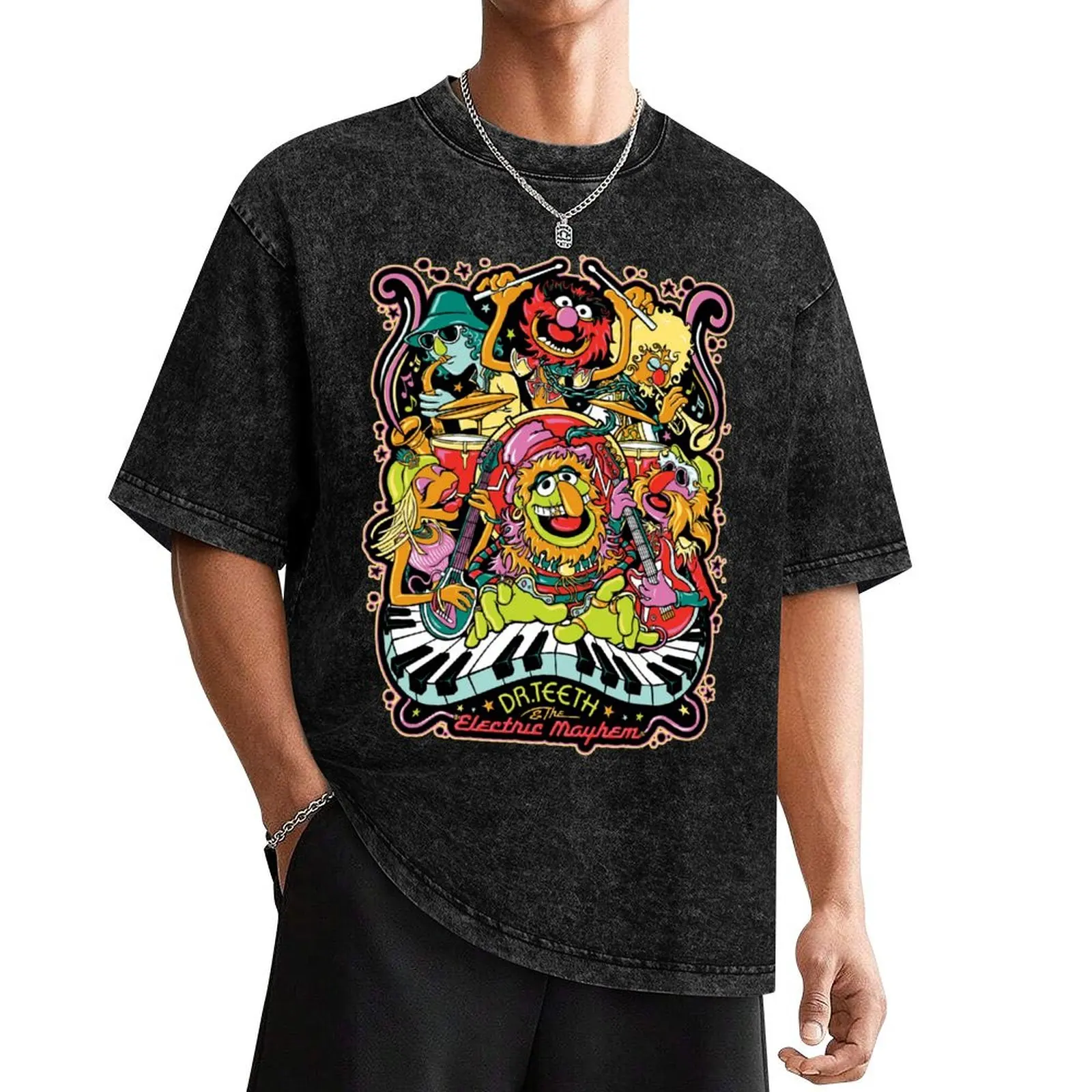 Dr. Teeth and the Electric Mayhem contour T-Shirt blue archive boys whites summer clothes men clothing
Dr. Teeth and the Electric Mayhem contour T-Shirt blue archive boys whites summer clothes men clothing