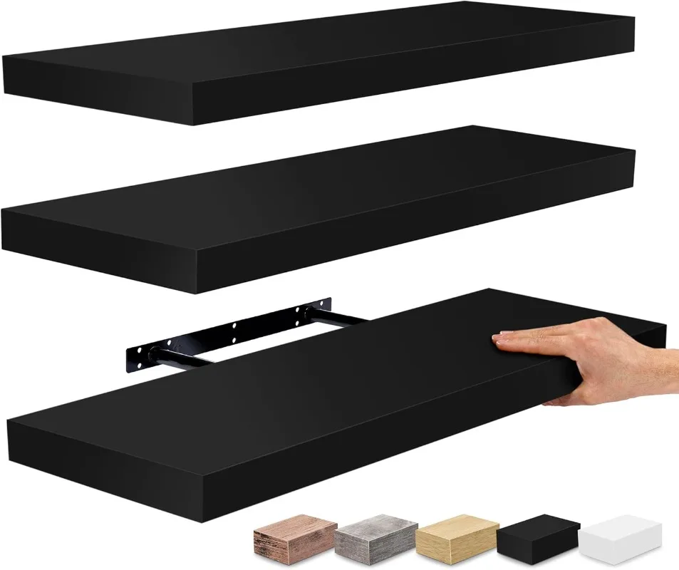24" Bathroom Shelves, Wall Decor for Bedroom, Kitchen, Living Room, Home Decor & Book Storage - Mounted Floating Shelf
24" Bathroom Shelves, Wall Decor for Bedroom, Kitchen, Living Room, Home Decor & Book Storage - Mounted Floating Shelf