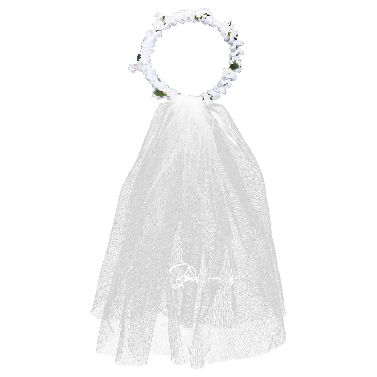 Bridal Flower Crown Veil Wedding Hair Accessory Floral Garland Bride Headband Lightweight Elegant Hair Wreath for Brides
Bridal Flower Crown Veil Wedding Hair Accessory Floral Garland Bride Headband Lightweight Elegant Hair Wreath for Brides