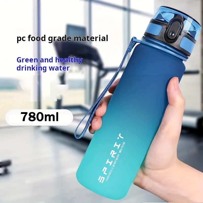 780ml/26.4oz Gradient Sport Bottle w/Strap, Leakproof BPA-Free for Gym/Outdoor Cycling/Running, Birthday/Xmas Gift
780ml/26.4oz Gradient Sport Bottle w/Strap, Leakproof BPA-Free for Gym/Outdoor Cycling/Running, Birthday/Xmas Gift