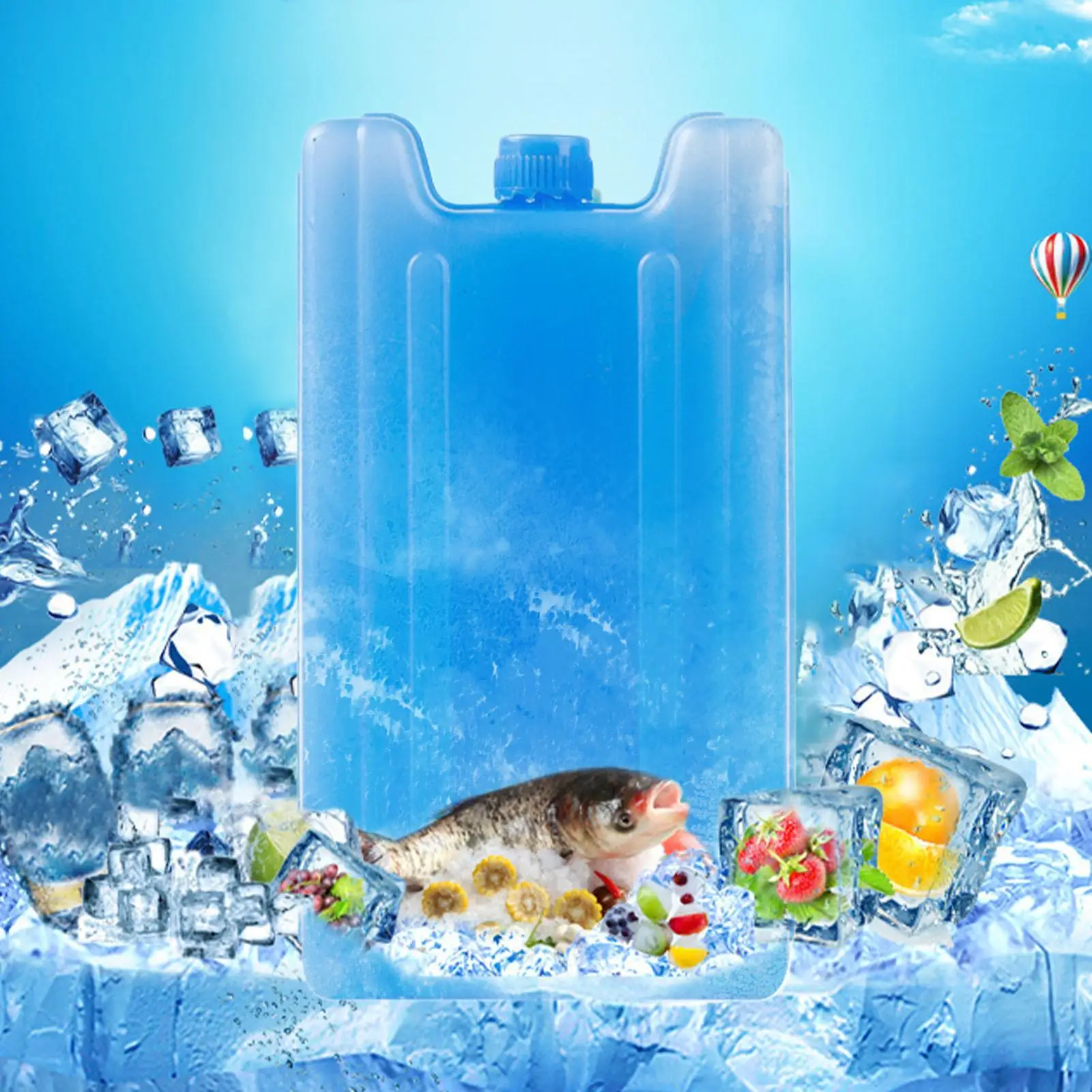 Refrigerator ice Crystal Box Fresh-keeping Refrigeration Air Conditioning Fan Reusable Freezer Blocks Ice Pack for Lunch Boxes
Refrigerator ice Crystal Box Fresh-keeping Refrigeration Air Conditioning Fan Reusable Freezer Blocks Ice Pack for Lunch Boxes
