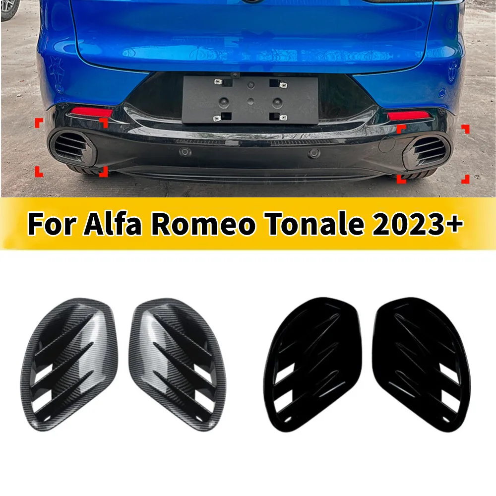 For Alfa Romeo Tonale 2023+ ABS Rear Bumper Splitter Spoiler Air Outlet Exhaust Tips Side Vents Cover Trim Car Accessories
For Alfa Romeo Tonale 2023+ ABS Rear Bumper Splitter Spoiler Air Outlet Exhaust Tips Side Vents Cover Trim Car Accessories