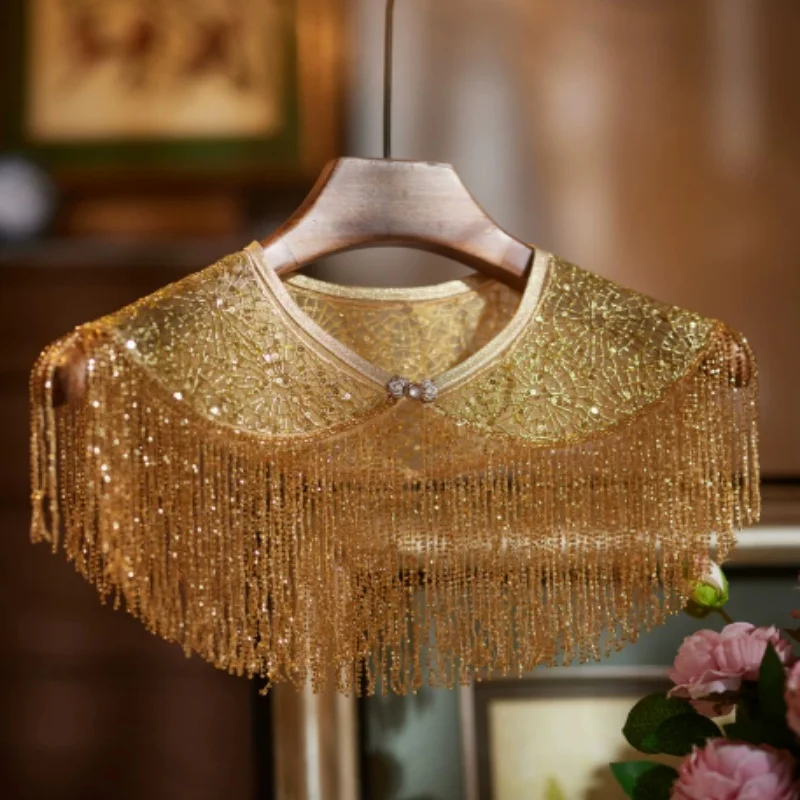 Versatile Gold Short Style Super Fairy Paired With Cheongsam Shawl
Versatile Gold Short Style Super Fairy Paired With Cheongsam Shawl