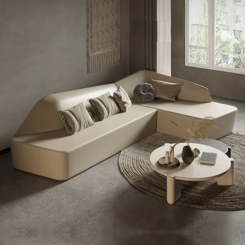 Leather Sofa Living Room High-End Creative Nordic Fabric Sofa Designer Model Sofa
Leather Sofa Living Room High-End Creative Nordic Fabric Sofa Designer Model Sofa