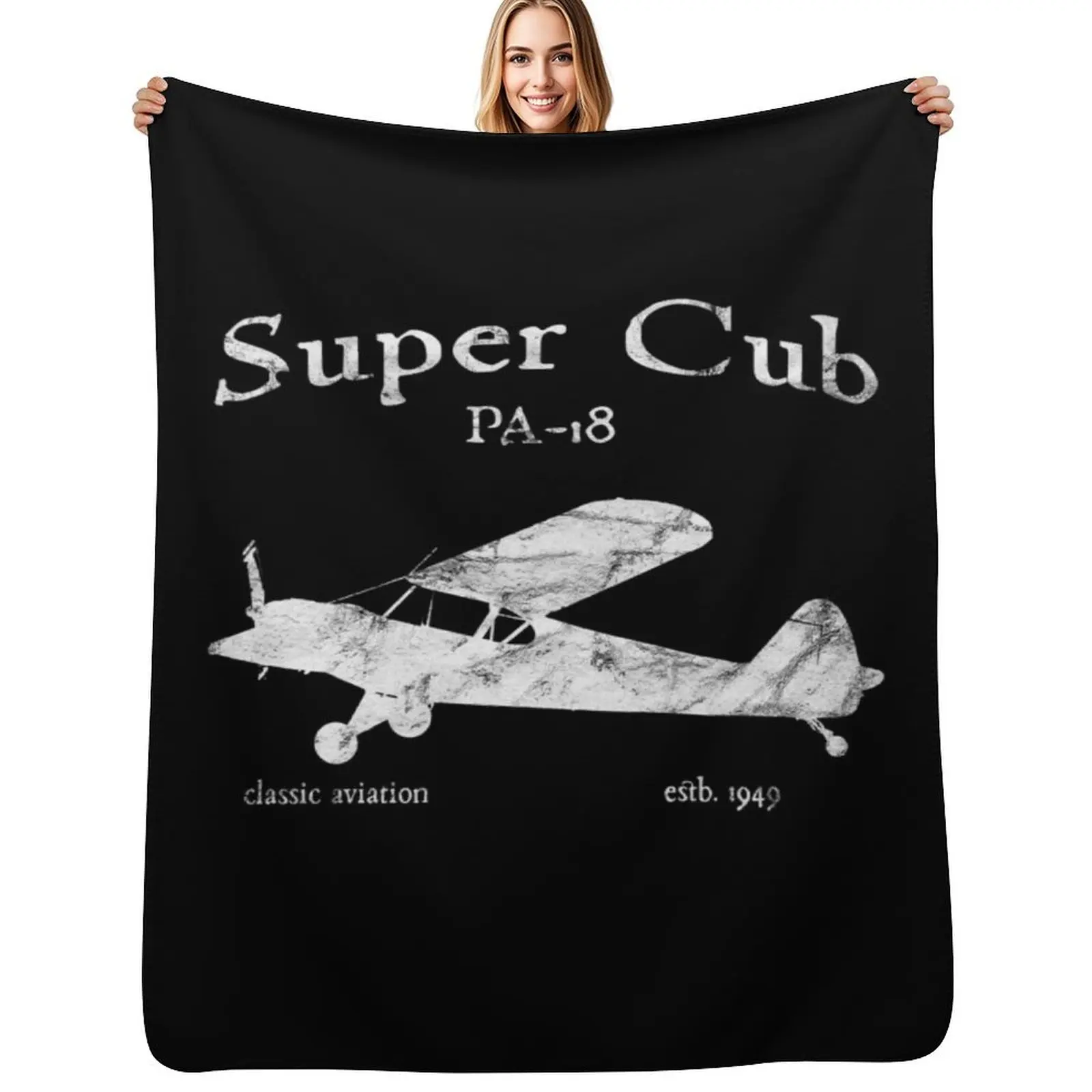PA-18 Super Cub Airplane Classic Vintage Design Throw Blanket Fuzzy Plush Throw Blanket for Sofa Chair
PA-18 Super Cub Airplane Classic Vintage Design Throw Blanket Fuzzy Plush Throw Blanket for Sofa Chair
