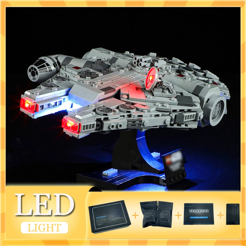 Комплект светодиодных фонарей своими руками для LEGO 75375 Millennium Falcon (только светодиодный светильник, без модели блоков)
Комплект светодиодных фонарей своими руками для LEGO 75375 Millennium Falcon (только светодиодный светильник, без модели блоков)