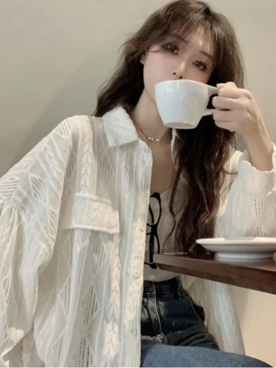 High-End Women's Summer 2026 Early Spring Large Size Casual Loose Sun Protection irt Hollow out Design Meat Concealing
High-End Women's Summer 2026 Early Spring Large Size Casual Loose Sun Protection irt Hollow out Design Meat Concealing