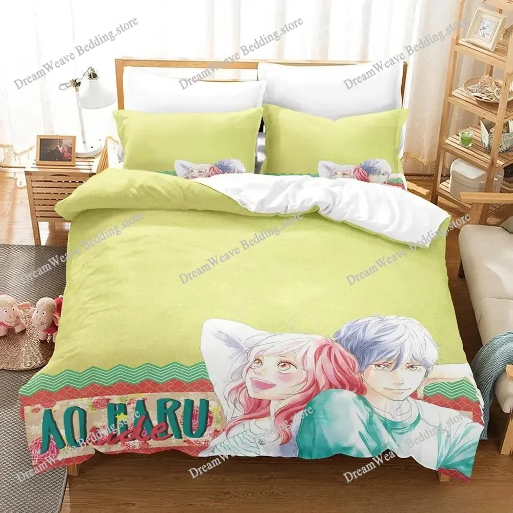 3D Printed Anime Ao Haru Ride Bedding Set Boys Girls Twin Queen Size Duvet Cover Pillowcase Bed Kids Adult Home Textileextile963
3D Printed Anime Ao Haru Ride Bedding Set Boys Girls Twin Queen Size Duvet Cover Pillowcase Bed Kids Adult Home Textileextile963