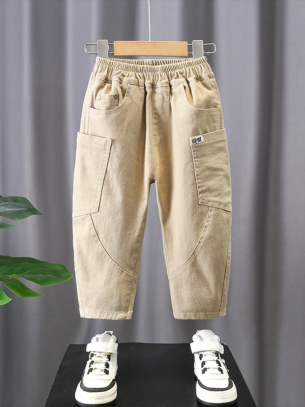 Хлопковые повседневные брюки для мальчиков, весенне-осенние, новый стиль, корейская версия, модные, удобные, дышащие, свободного кроя
Хлопковые повседневные брюки для мальчиков, весенне-осенние, новый стиль, корейская версия, модные, удобные, дышащие, свободного кроя