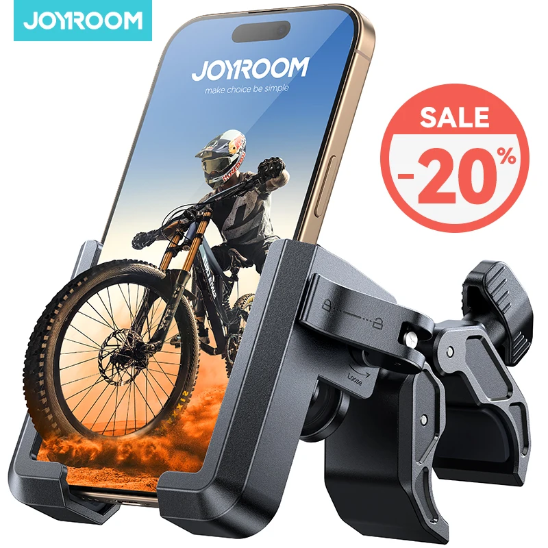 Joyroom Motorcycle Phone Mount Holder Dual Vibration Dampener Universal Bike Bicycle Phone Mount For 4.7''-7'' Phones
Joyroom Motorcycle Phone Mount Holder Dual Vibration Dampener Universal Bike Bicycle Phone Mount For 4.7''-7'' Phones