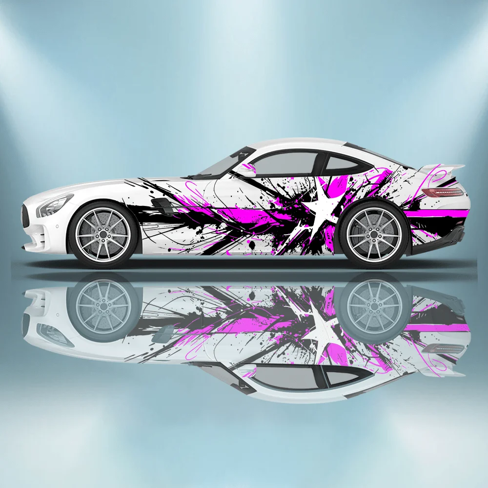 Five-pointed star splash line sticker car sticker full body decal decoration covering scratches protect car sticker waterproof c
Five-pointed star splash line sticker car sticker full body decal decoration covering scratches protect car sticker waterproof c