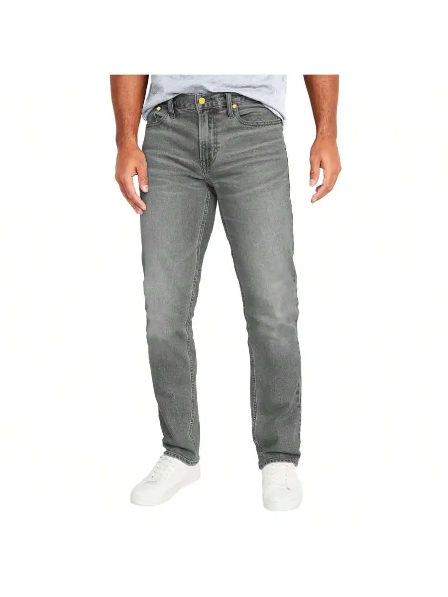 Mens Stretch Slim Straight Fit Denim Jeans With Button Fly
Mens Stretch Slim Straight Fit Denim Jeans With Button Fly