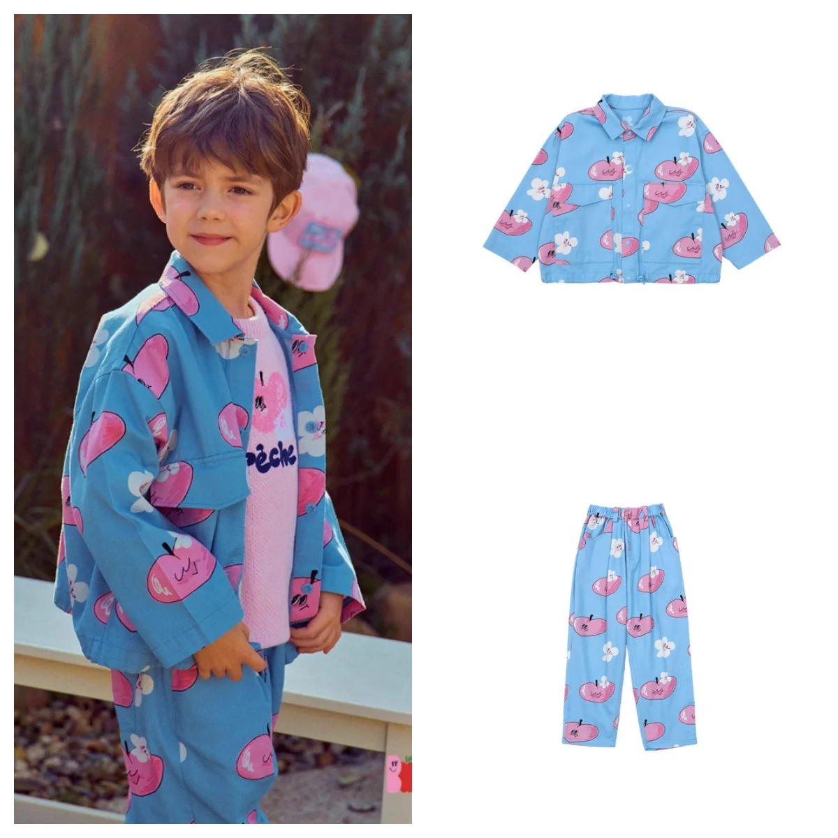 Children's Jacket Set 2025 Spring New Printed Fashion Lapel Coat for Boys and Girls Pure Cotton Casual Sweatshirt for Children
Children's Jacket Set 2025 Spring New Printed Fashion Lapel Coat for Boys and Girls Pure Cotton Casual Sweatshirt for Children