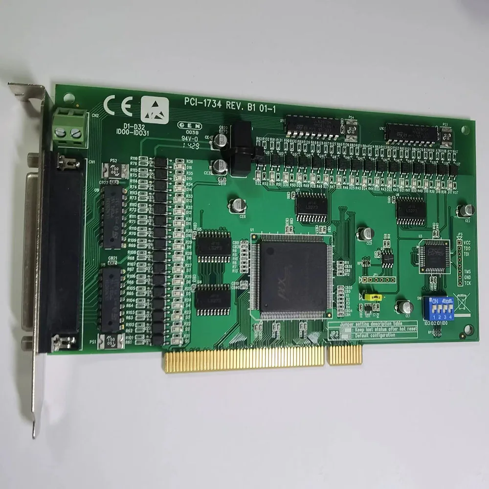 Perfect job For Advantech Data Acquisition Card PCI-1734 REV.B1 Switch Control Signal Sensor
Perfect job For Advantech Data Acquisition Card PCI-1734 REV.B1 Switch Control Signal Sensor