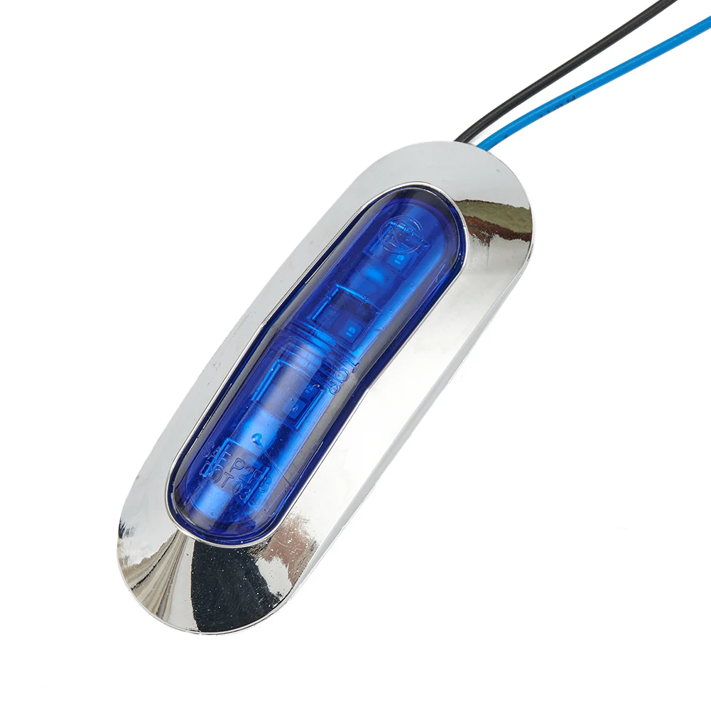 2pcs Universal Blue 4 LED Clearance Side Marker Truck Trailer Van Lights 12-24V Waterproof Lamp Turn Signal Light Piranha Lamp
2pcs Universal Blue 4 LED Clearance Side Marker Truck Trailer Van Lights 12-24V Waterproof Lamp Turn Signal Light Piranha Lamp