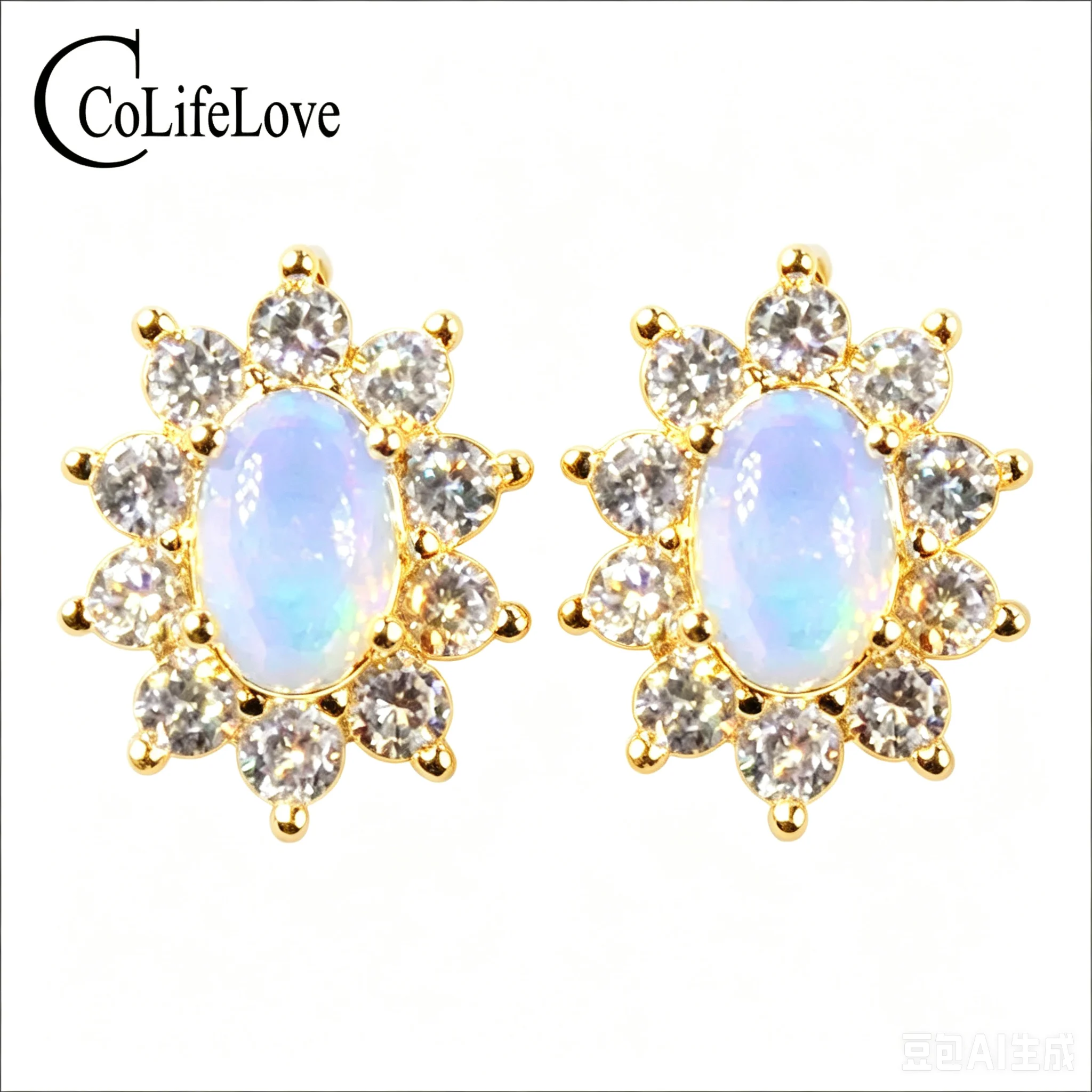 925 Silver Natural Opal Stud Earrings with certificate 4x6mm Australian Opal Silver Earrings with 18K Gold Plating Allergy Free
925 Silver Natural Opal Stud Earrings with certificate 4x6mm Australian Opal Silver Earrings with 18K Gold Plating Allergy Free