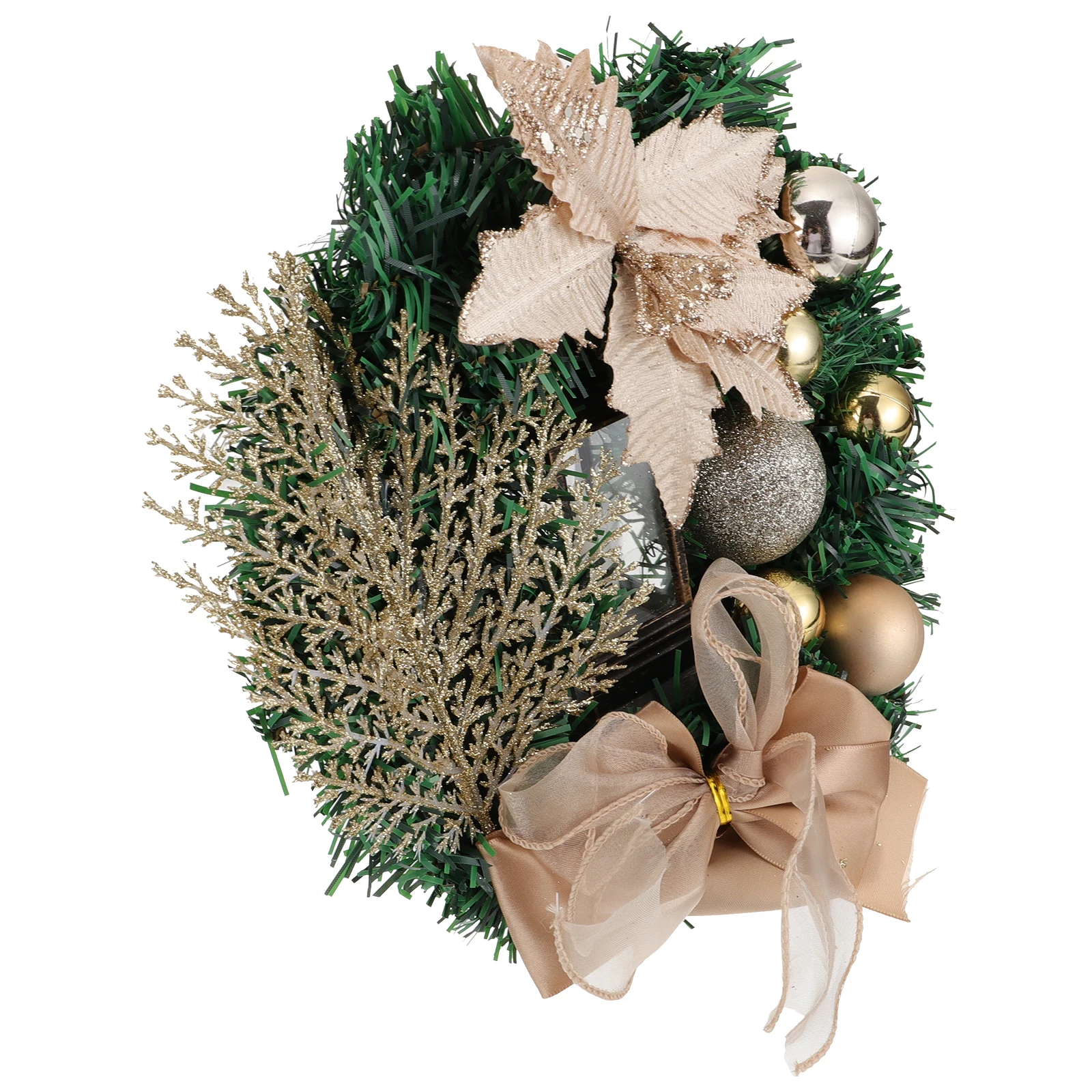 Christmas Wreath Decorative Rattan Ring Fabric Simulation Festive Party Christmas nament Holiday Home Decor
Christmas Wreath Decorative Rattan Ring Fabric Simulation Festive Party Christmas nament Holiday Home Decor