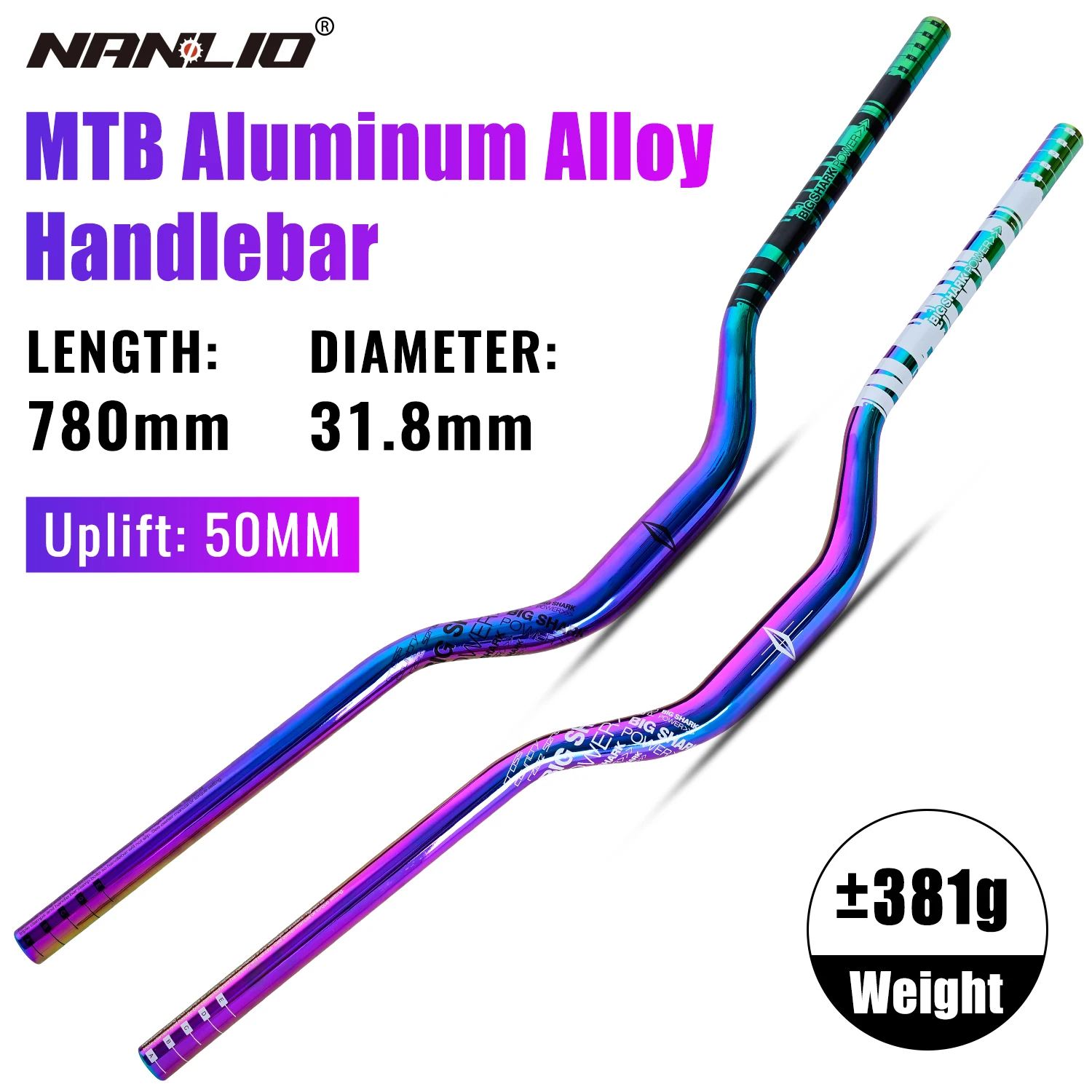 Велосипедный руль nanlio, руль Дая, подъем 50 мм, длина 780 мм * диаметр 31,8 мм, цвет радуги
Велосипедный руль nanlio, руль Дая, подъем 50 мм, длина 780 мм * диаметр 31,8 мм, цвет радуги