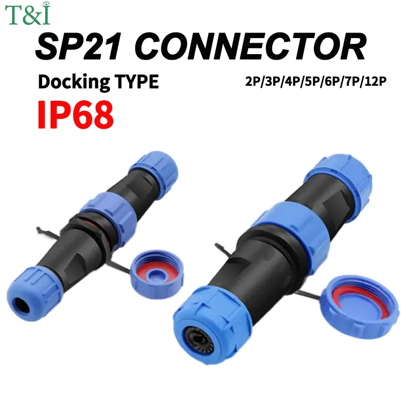 IP68 SP21 Waterproof Aviation Connector Socket with Male and Female Butt, 2/3/4/5/6/7/12 Pins Docks for Industrial Use
IP68 SP21 Waterproof Aviation Connector Socket with Male and Female Butt, 2/3/4/5/6/7/12 Pins Docks for Industrial Use