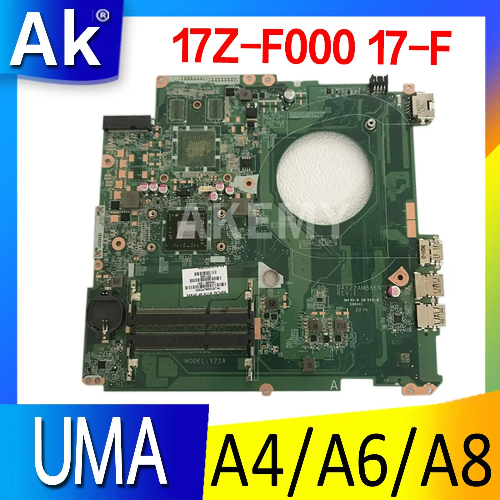For HP Pavilion 15" 15-P Motherboard DAY22AMB6E0 AM6210 AM6310 AM6410 767978-501 763421-501 DDR3 17Z-F000 17-F Mainboard
For HP Pavilion 15" 15-P Motherboard DAY22AMB6E0 AM6210 AM6310 AM6410 767978-501 763421-501 DDR3 17Z-F000 17-F Mainboard