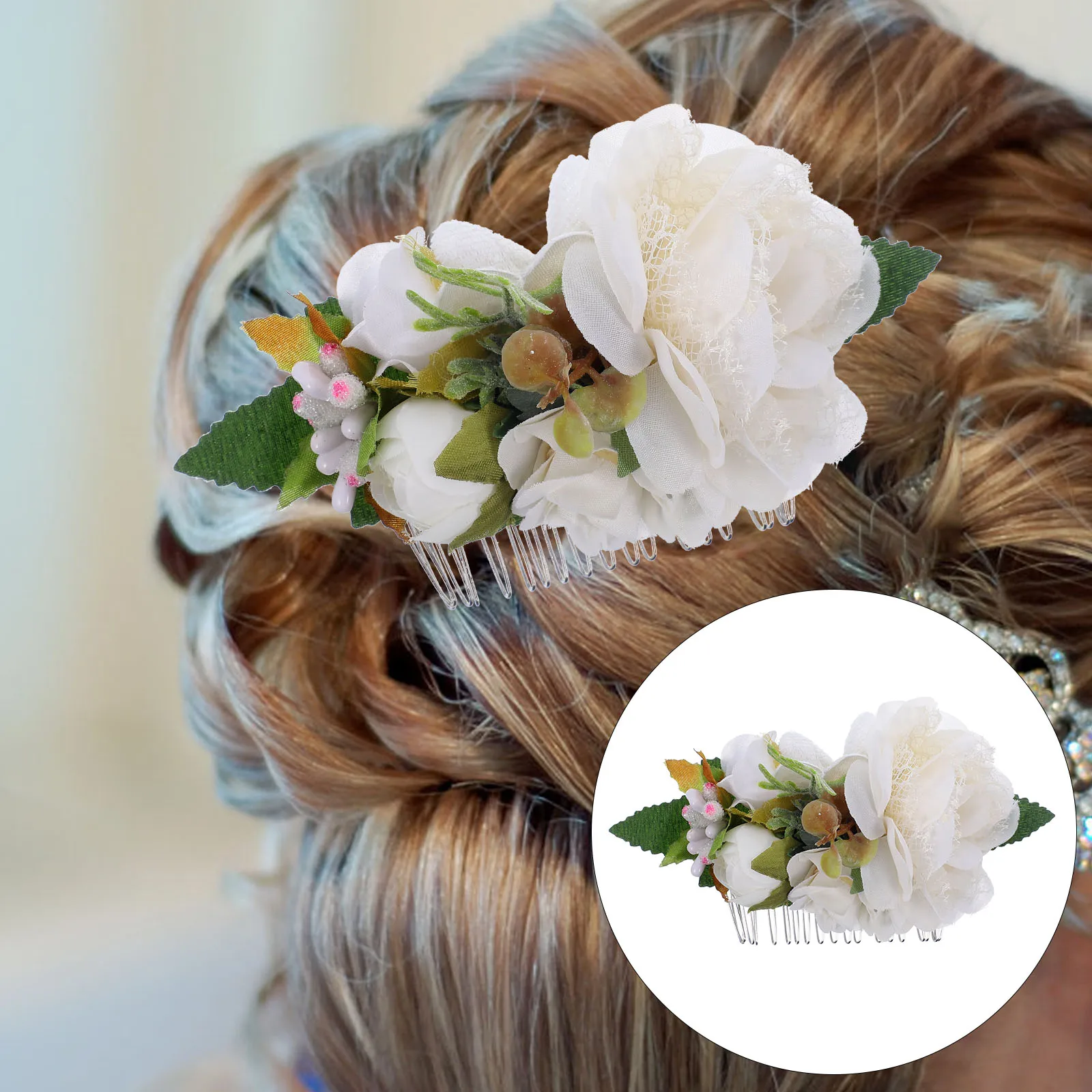 Hair Comb Women Headdress Wedding Bridal Accessories Silk Flower Decor Elegant Hairstyles Ornament Bride Bridesmaids
Hair Comb Women Headdress Wedding Bridal Accessories Silk Flower Decor Elegant Hairstyles Ornament Bride Bridesmaids