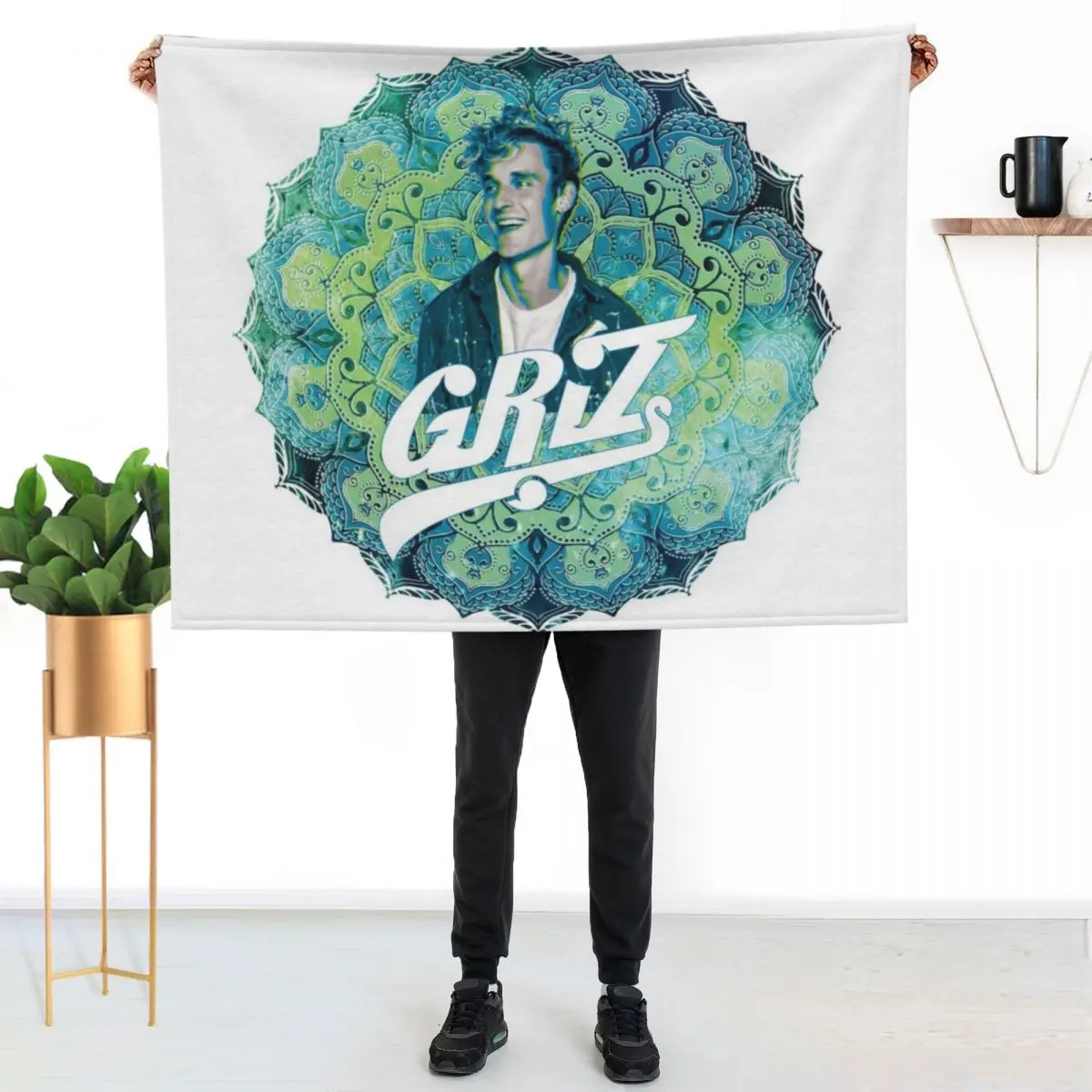 Griz Mandala Throw Blanket Stylish Couch Blanket for Home Living Room
Griz Mandala Throw Blanket Stylish Couch Blanket for Home Living Room