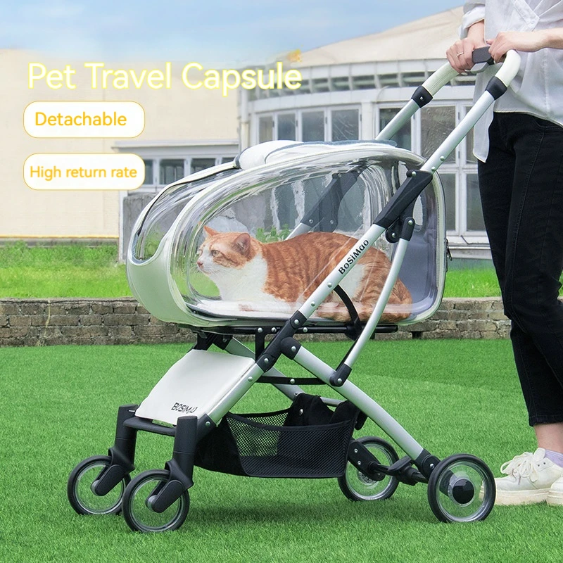 Pet Stroller, Dog Transport Cat Transparent Stroller, Small and Medium-sized Dog Cart for Outdoor Use, Lightweight and Foldable
Pet Stroller, Dog Transport Cat Transparent Stroller, Small and Medium-sized Dog Cart for Outdoor Use, Lightweight and Foldable