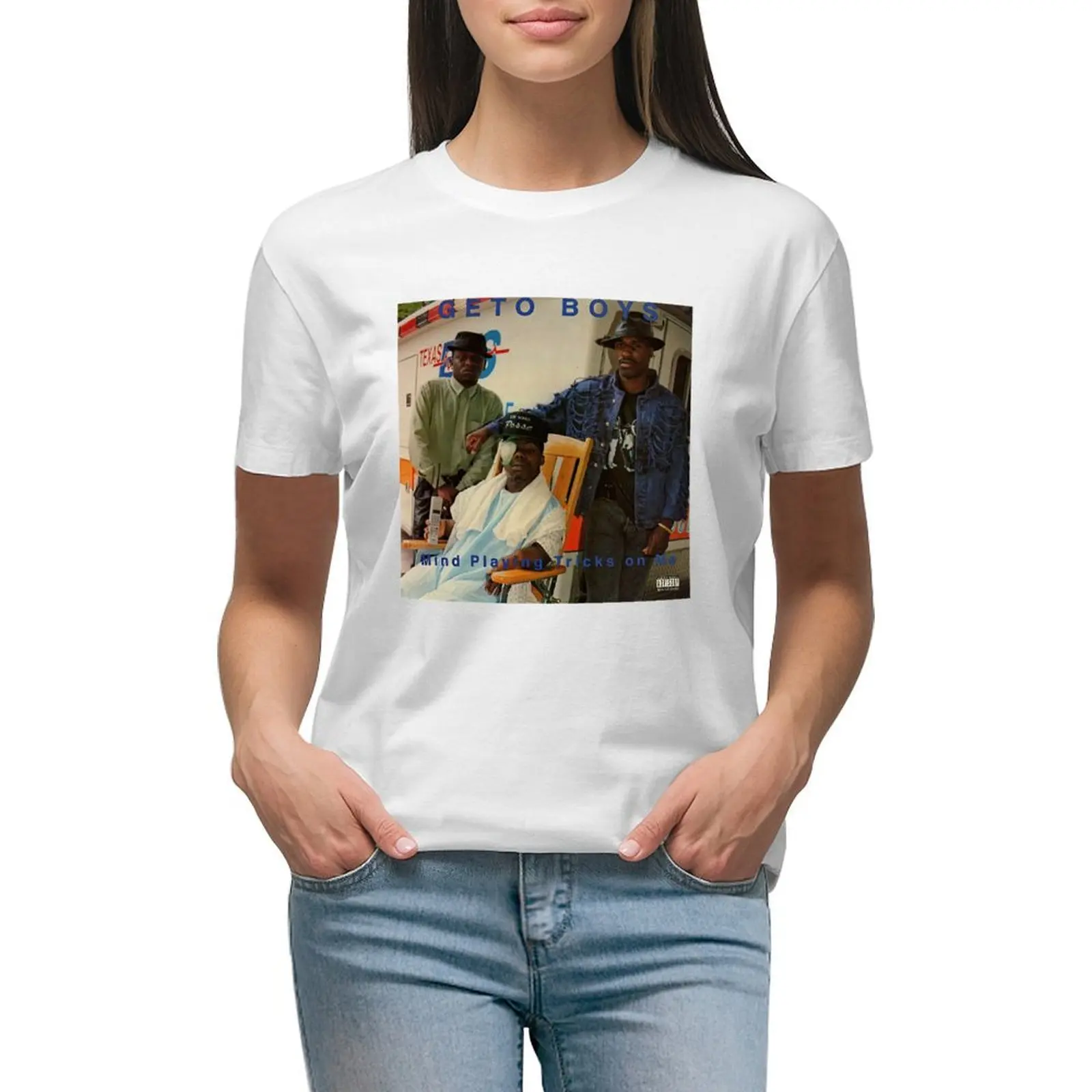Geto Boys - Mind Playing Tricks On Me T-shirt Summer T-shirt cute tops summer clothes t shirts for Women
Geto Boys - Mind Playing Tricks On Me T-shirt Summer T-shirt cute tops summer clothes t shirts for Women
