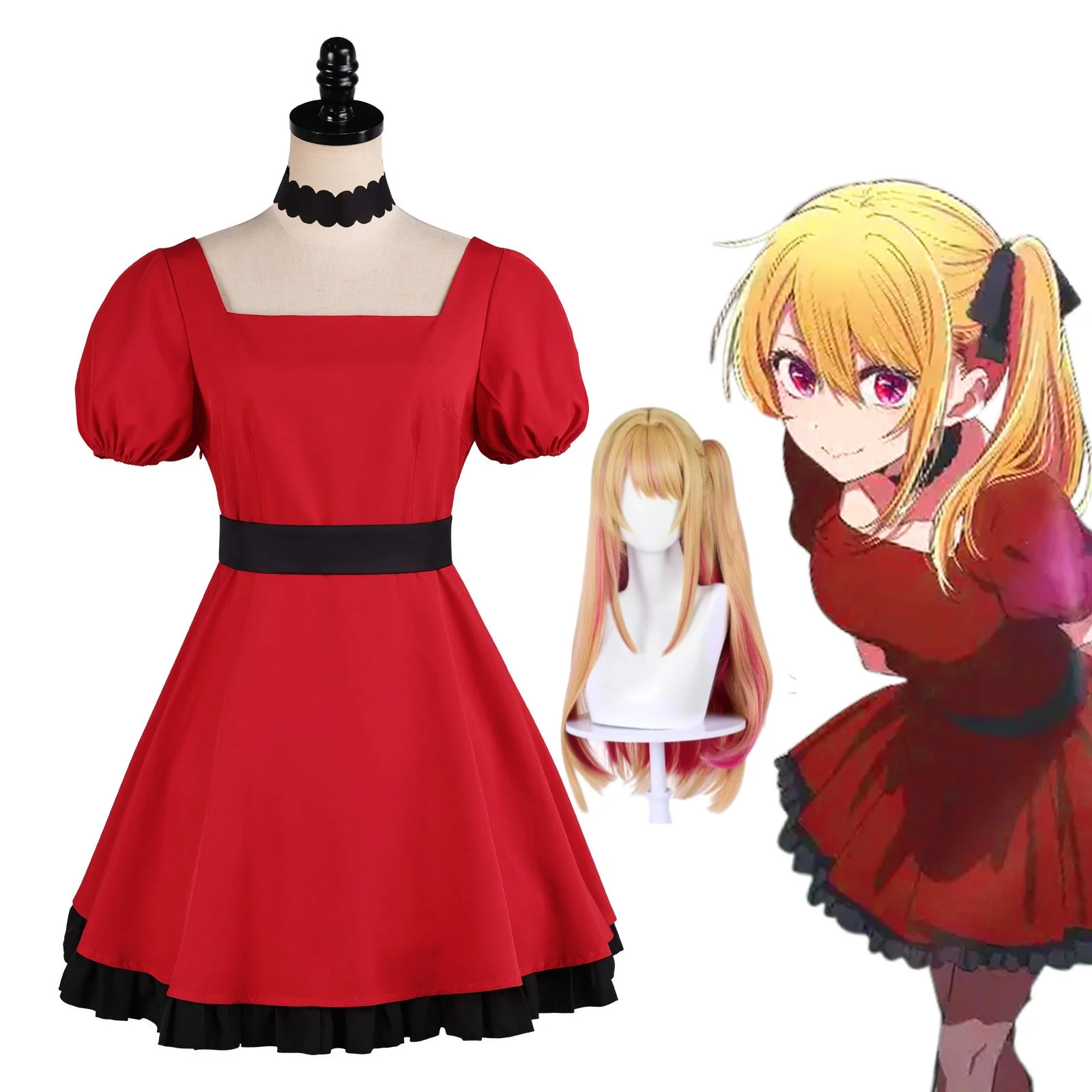 Anime Oshi no Ko 2 Hoshino Rubii Cosplay Costumes Wig Full Set
Anime Oshi no Ko 2 Hoshino Rubii Cosplay Costumes Wig Full Set