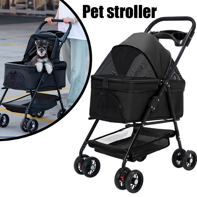 Pet Cat Dog Stroller Dog Cat Teddy Baby Stroller Small Pet Stroller Going Out Lightweight Foldable Inseparable Convenient Travel
Pet Cat Dog Stroller Dog Cat Teddy Baby Stroller Small Pet Stroller Going Out Lightweight Foldable Inseparable Convenient Travel