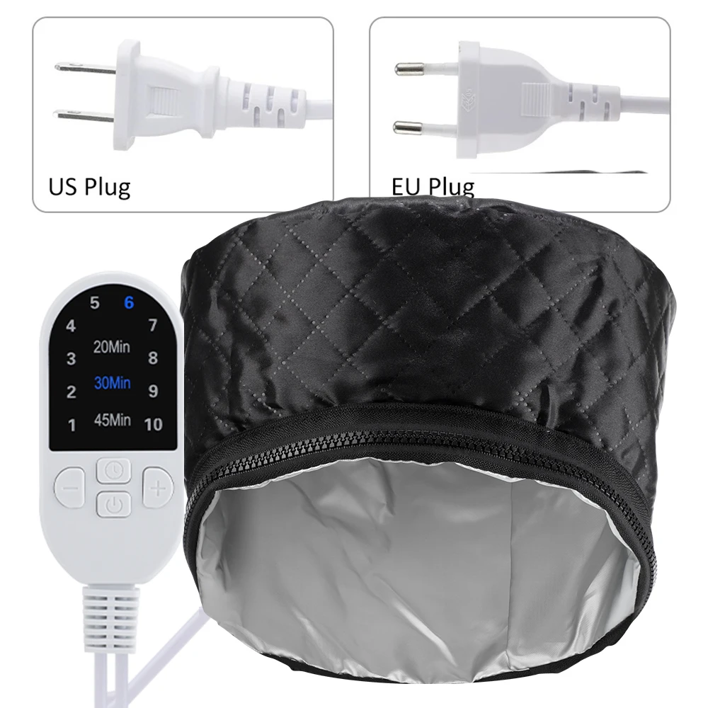 Hair Steamer Cap for Deep Conditioning, Electric Heating Thermal Hat with 10 Heat Levels 3 Timers, Home Spa Care Bonnet
Hair Steamer Cap for Deep Conditioning, Electric Heating Thermal Hat with 10 Heat Levels 3 Timers, Home Spa Care Bonnet