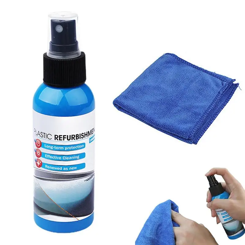 Interior Cleaner Spray 100ml Interior Coating Agent For Automotive Interior Restoration With Towel Dashboard Cleaning Spray
Interior Cleaner Spray 100ml Interior Coating Agent For Automotive Interior Restoration With Towel Dashboard Cleaning Spray