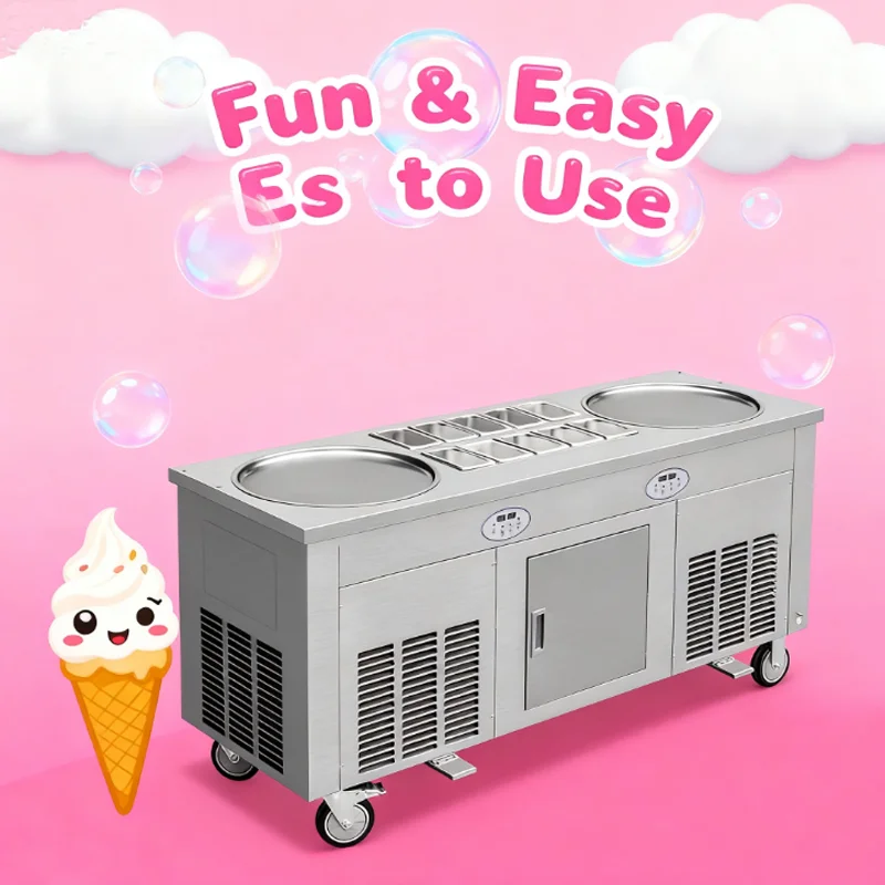 Multi Functional Large Single Plate Deep Fried Yogurt Machine Thai Commercial Deep Fried Ice Cream Roll Machine
Multi Functional Large Single Plate Deep Fried Yogurt Machine Thai Commercial Deep Fried Ice Cream Roll Machine