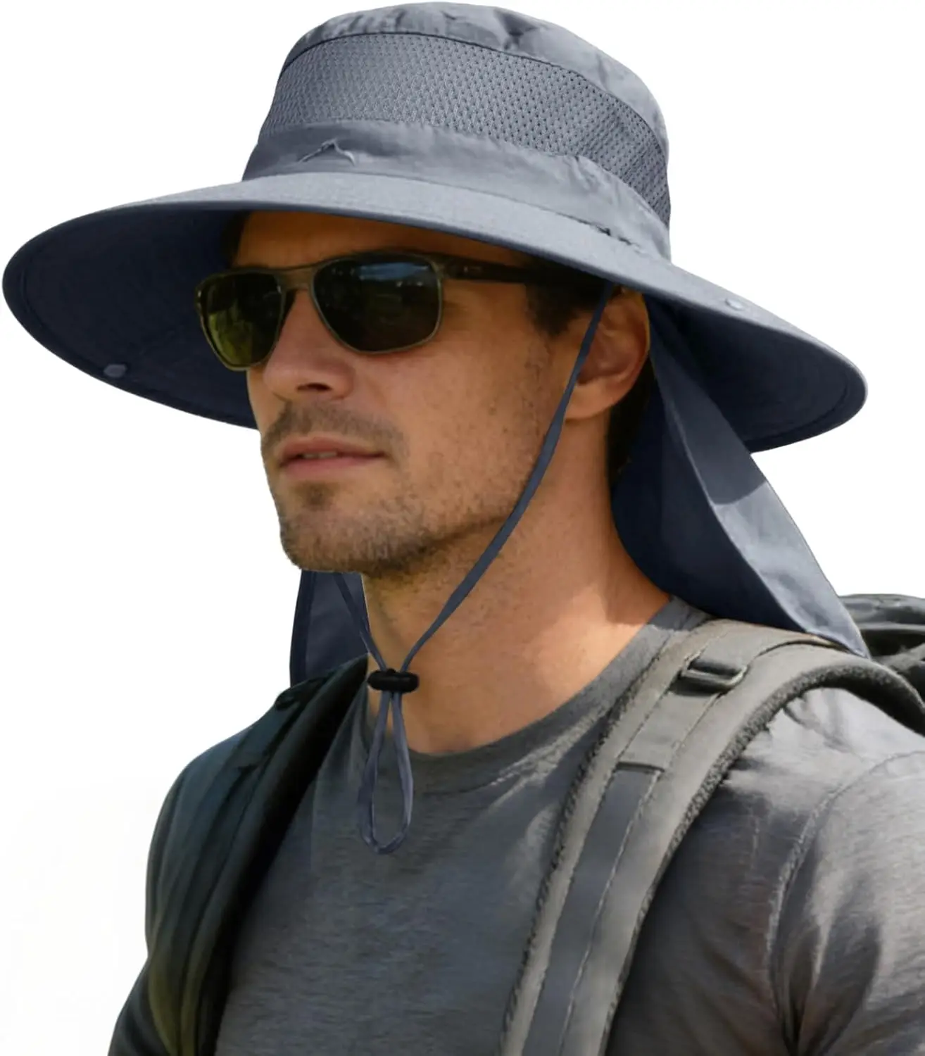 UPF 50+ Sun Hat with Neck Flap, Waterproof Wide Brim Bucket Hat for Fishing Hiking
UPF 50+ Sun Hat with Neck Flap, Waterproof Wide Brim Bucket Hat for Fishing Hiking
