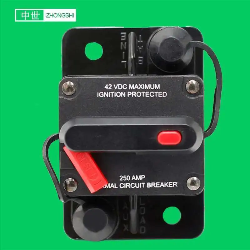 CB5 Surface-Mount Circuit Breakers With Manual Reset, 12V- 48V DC,High AMP100A 200A 300A For Car, Truck, Buses, Marine
CB5 Surface-Mount Circuit Breakers With Manual Reset, 12V- 48V DC,High AMP100A 200A 300A For Car, Truck, Buses, Marine