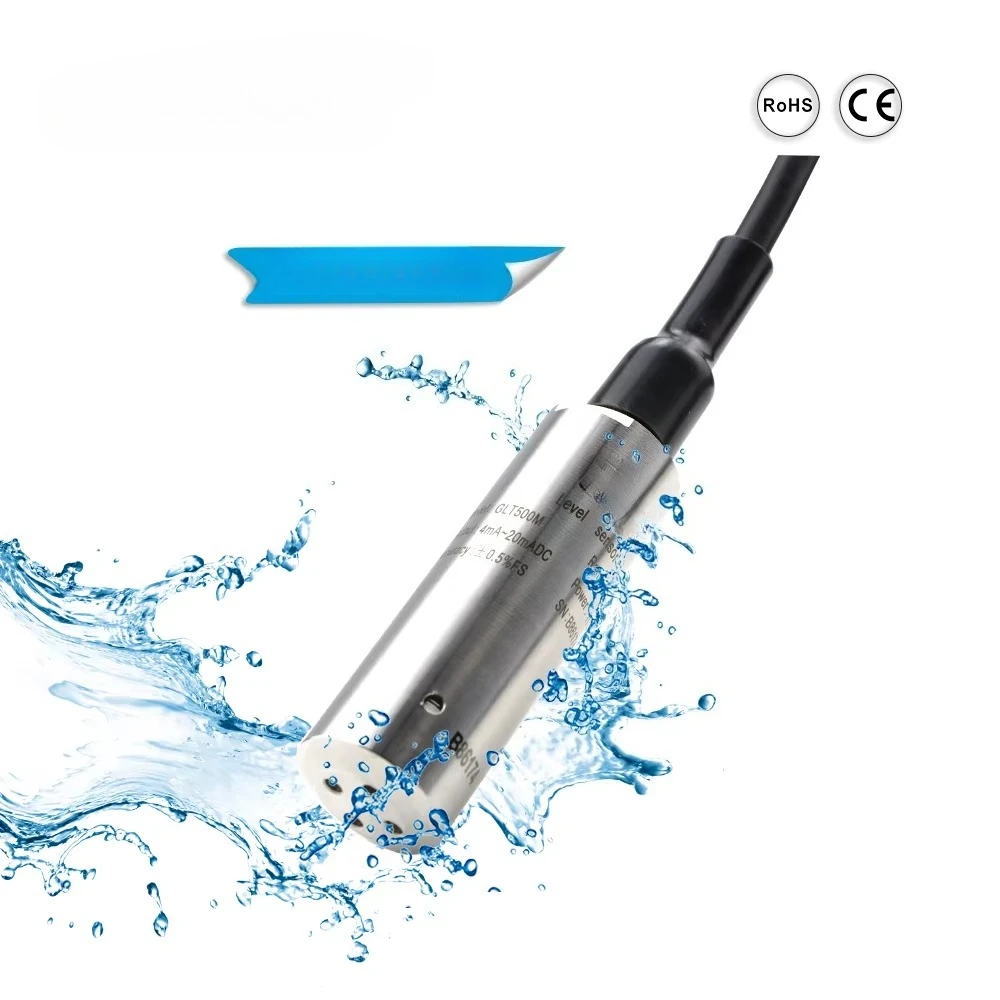 GLT510 0~500m Customized 4~20mA 316L Stainless Steel Oil level Sensor Submersible Water level sensor
GLT510 0~500m Customized 4~20mA 316L Stainless Steel Oil level Sensor Submersible Water level sensor