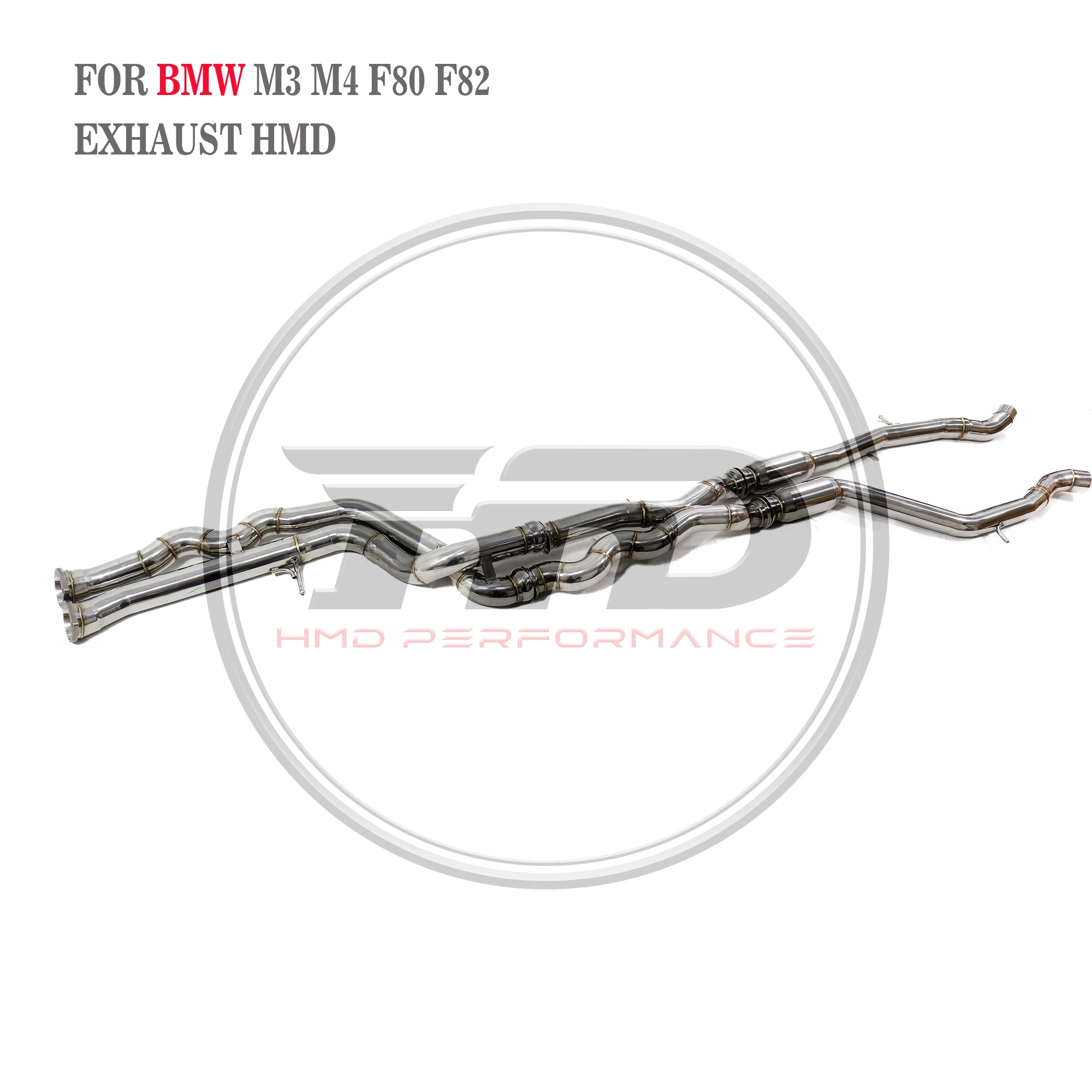 HMD Stainless Steel Exhaust System for BMW M3 M4 F80 F82 F83 S55 Engine 3.0T Equal Length Middle Pipe With Resonator
HMD Stainless Steel Exhaust System for BMW M3 M4 F80 F82 F83 S55 Engine 3.0T Equal Length Middle Pipe With Resonator