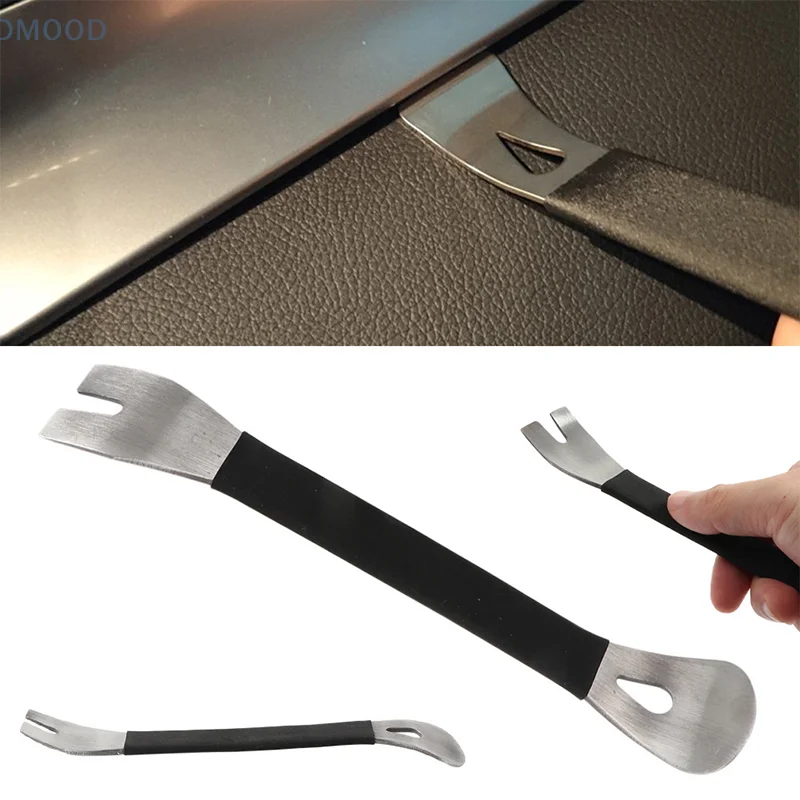Car Trim Removal Tool Stainless Steel Durable Two-end Trim Removal Level Pry Tools Door Panel Audio Terminal Fastener Driver
Car Trim Removal Tool Stainless Steel Durable Two-end Trim Removal Level Pry Tools Door Panel Audio Terminal Fastener Driver