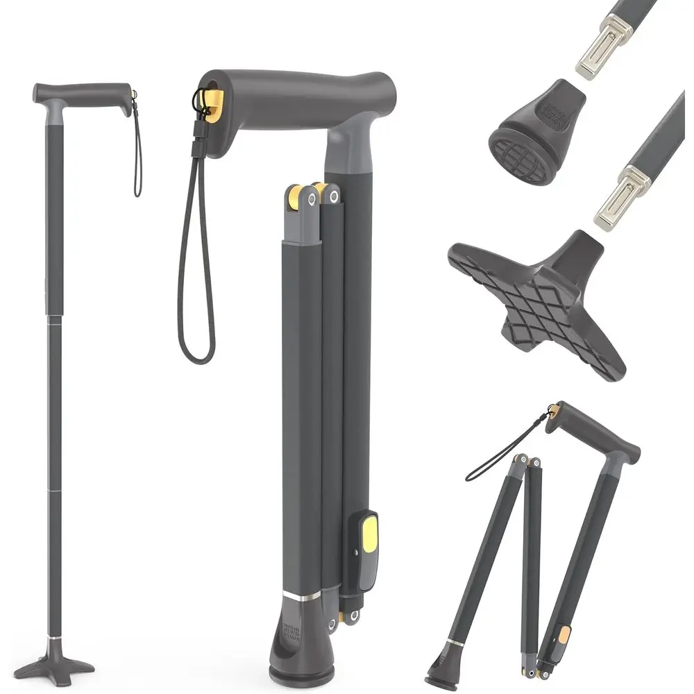Collapsible Folding Cane for Seniors - Supportive Walking Stick with Style
Collapsible Folding Cane for Seniors - Supportive Walking Stick with Style