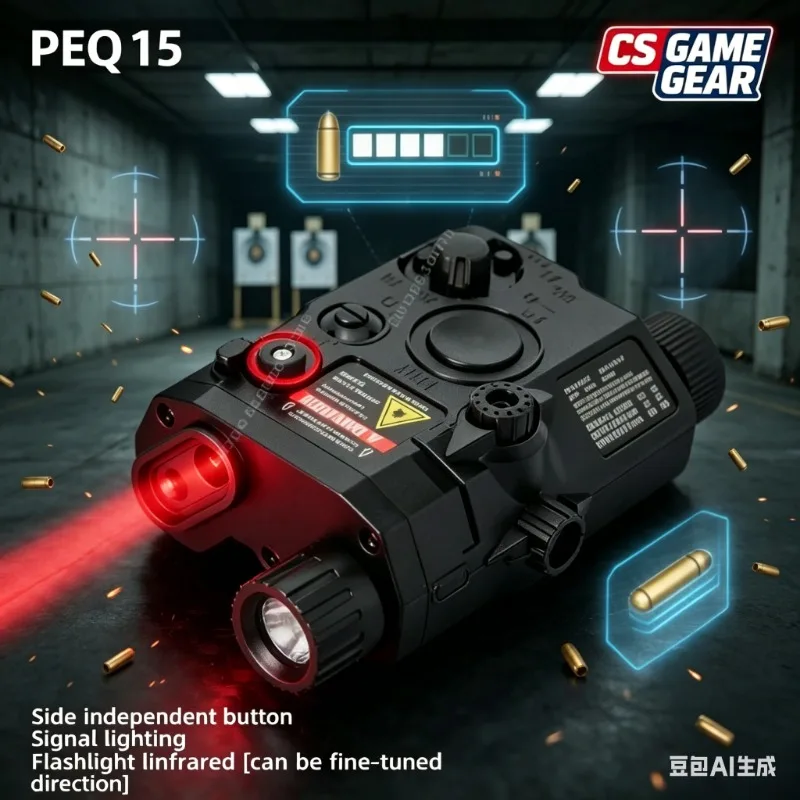 PEQ15 All-Purpose Laser Unit Torch: Fits 20mm Rail, for Toy Softair Guns, Shooting, CS & match,marker
PEQ15 All-Purpose Laser Unit Torch: Fits 20mm Rail, for Toy Softair Guns, Shooting, CS & match,marker